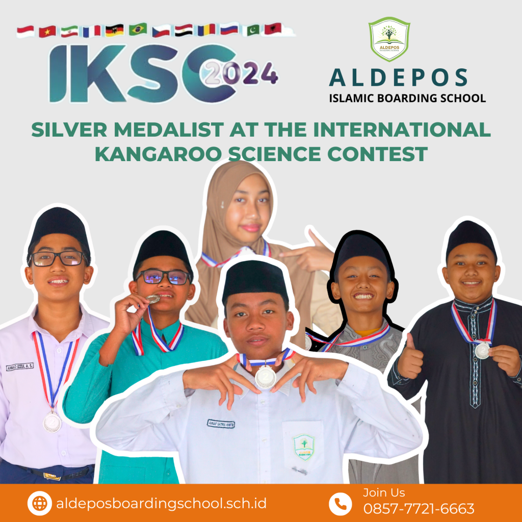 Santri Aldepos IBS Raih Silver Medalist di International Kangaroo Science Contest (IKSC)